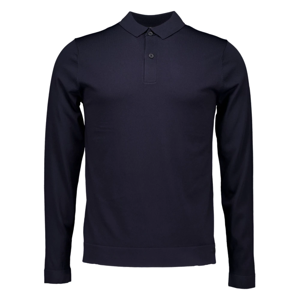Genti Donkerblauwe Polo Shirt Blue Heren