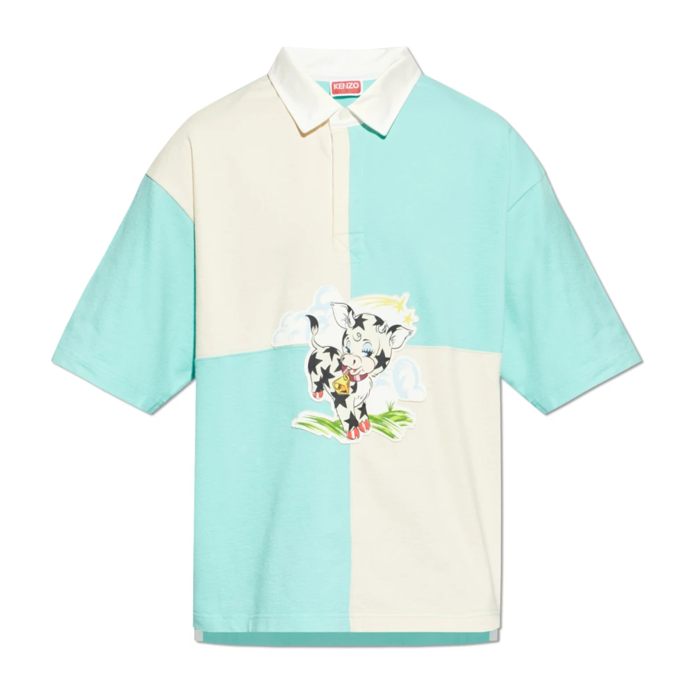 Kenzo Uomo Blu Top, L, New,