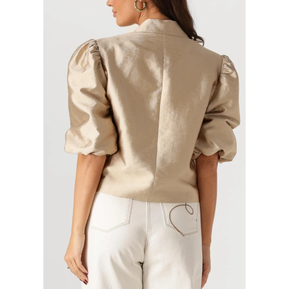 Nukus Gouden Naomi Jacket voor Dames Yellow Dames