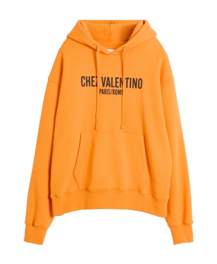oranje-hoodie-met-logoprint