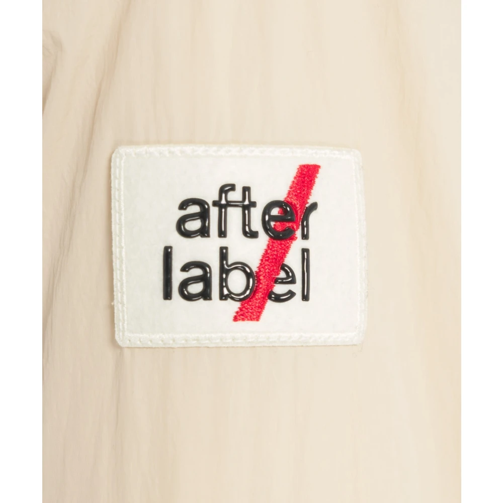 Afterlabel Beige Gewatteerde Bomberjack Beige Dames