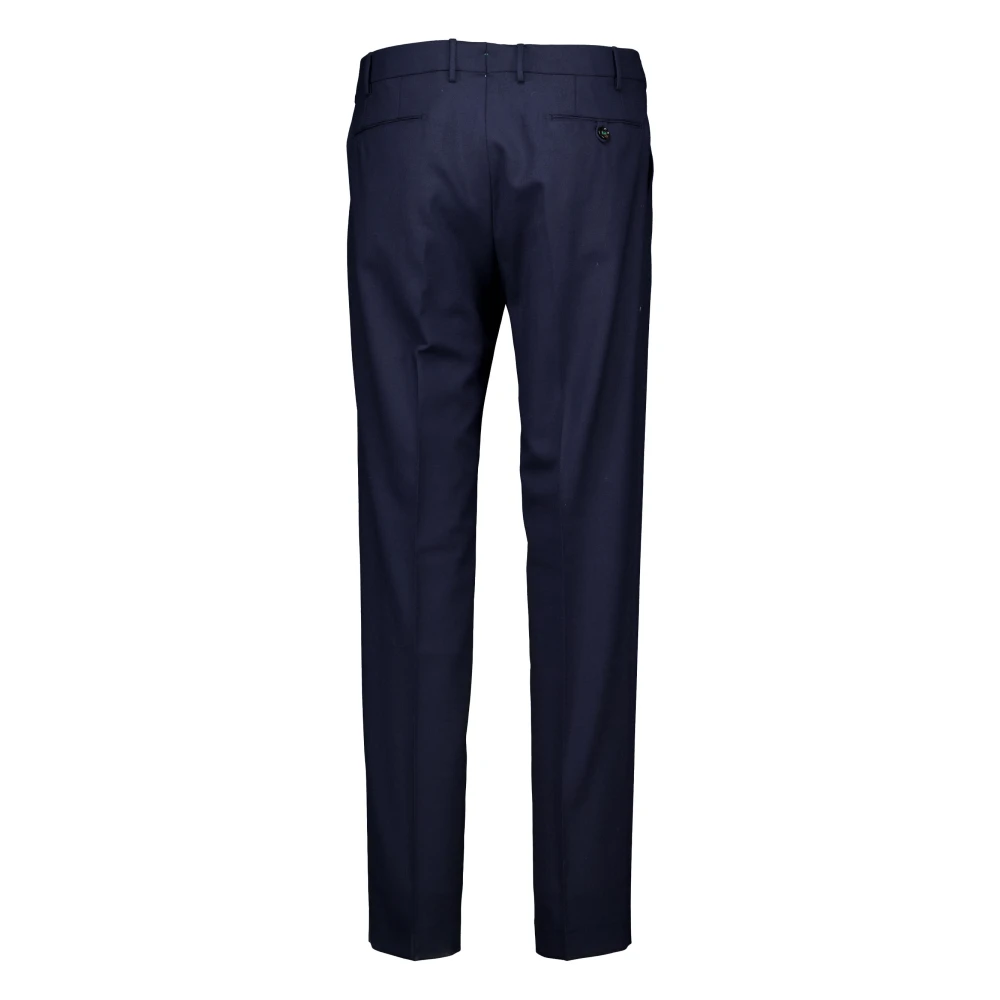 Berwich Navy Blauwe Stijlvolle Broek Blue Heren