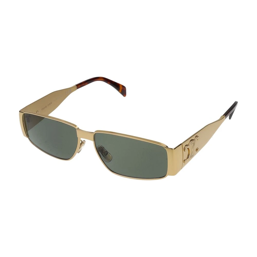 Celine Yellow Sunglasses, Unisex, 59 Mm, Metal Triomphe Sunglasses