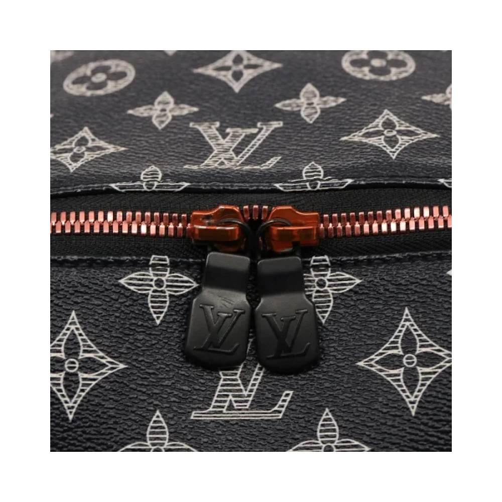 Louis Vuitton Vintage Pre-owned Coated canvas backpacks Blue Dames