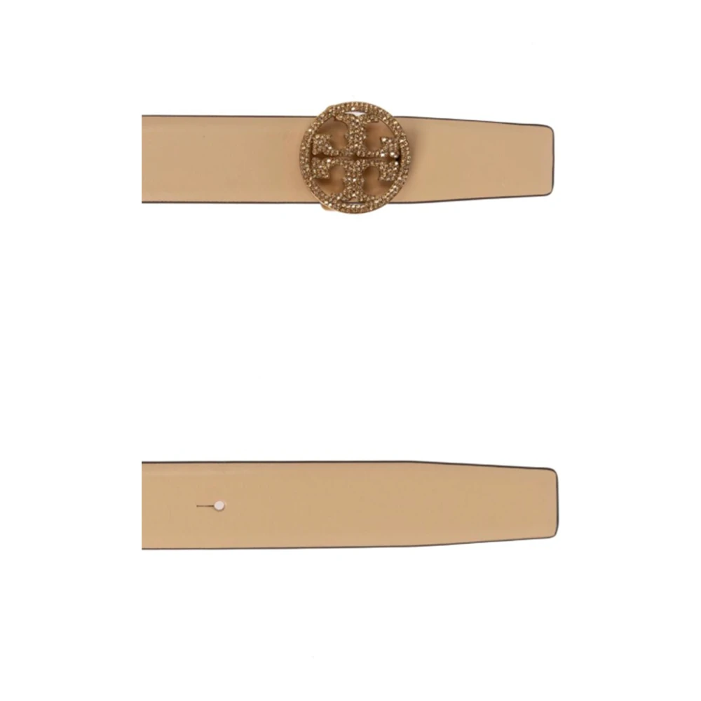 TORY BURCH Kristalversierde Beige Riem Beige Dames
