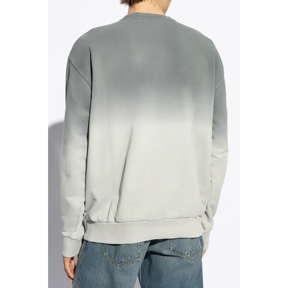 JW Anderson Sweatshirt met geborduurd logo Gray Heren