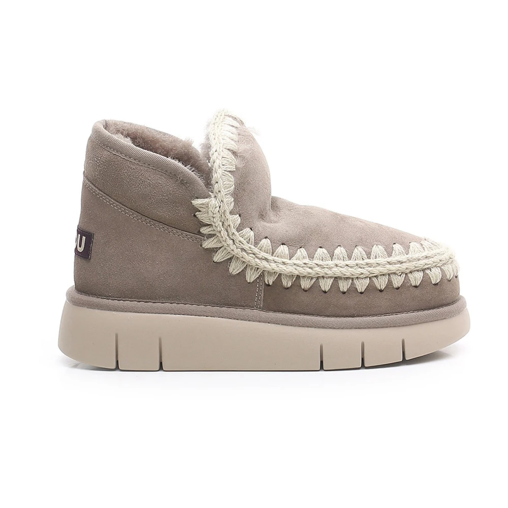 Mou , Winter Boots, Female, Gray, 6 Uk, Eskimo Bounce Sneaker - Image 4