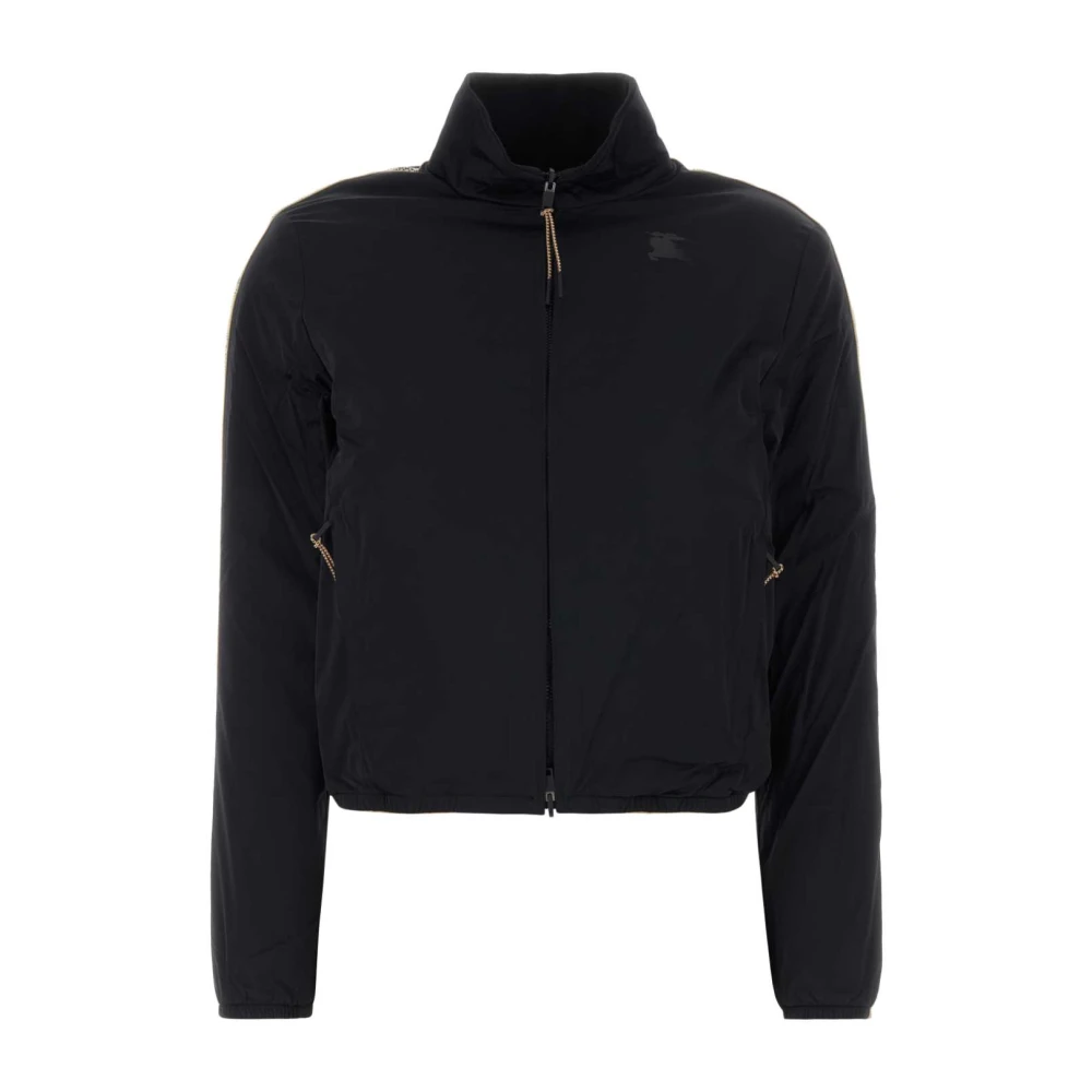 Burberry Women's Black Light Jackets, Xs, Reversible Stretch Nylon Jacket