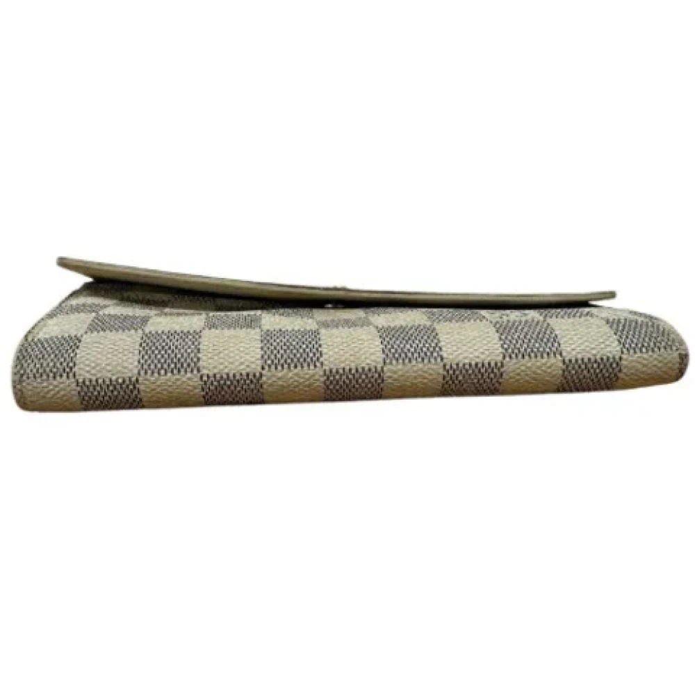 Louis Vuitton Vintage Pre-owned Canvas wallets White Dames