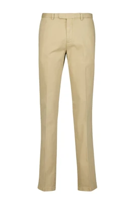 Beige Stretch Bomullsbyxor