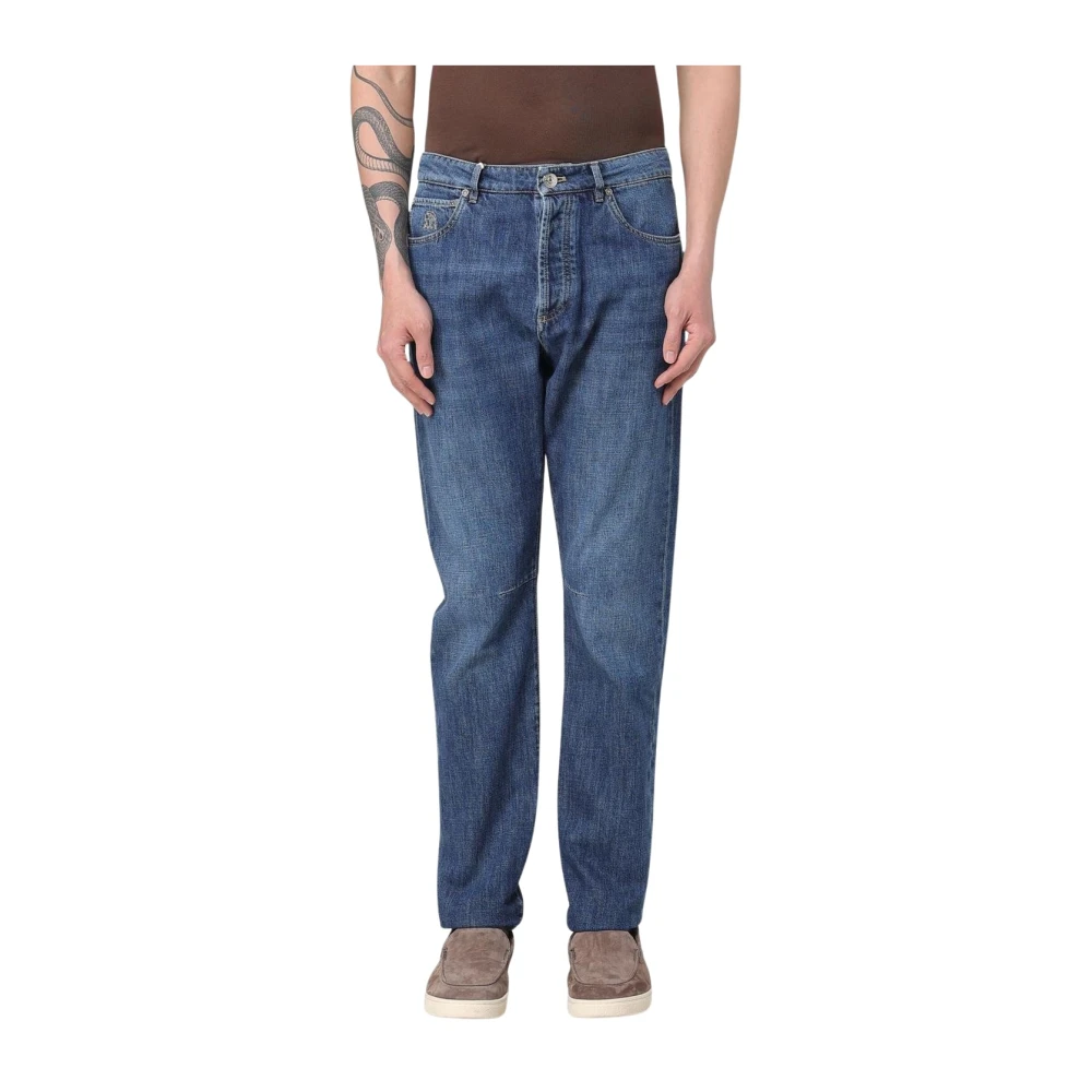Jeans > Straight Jeans - - Brunello Cucinelli - Modalova