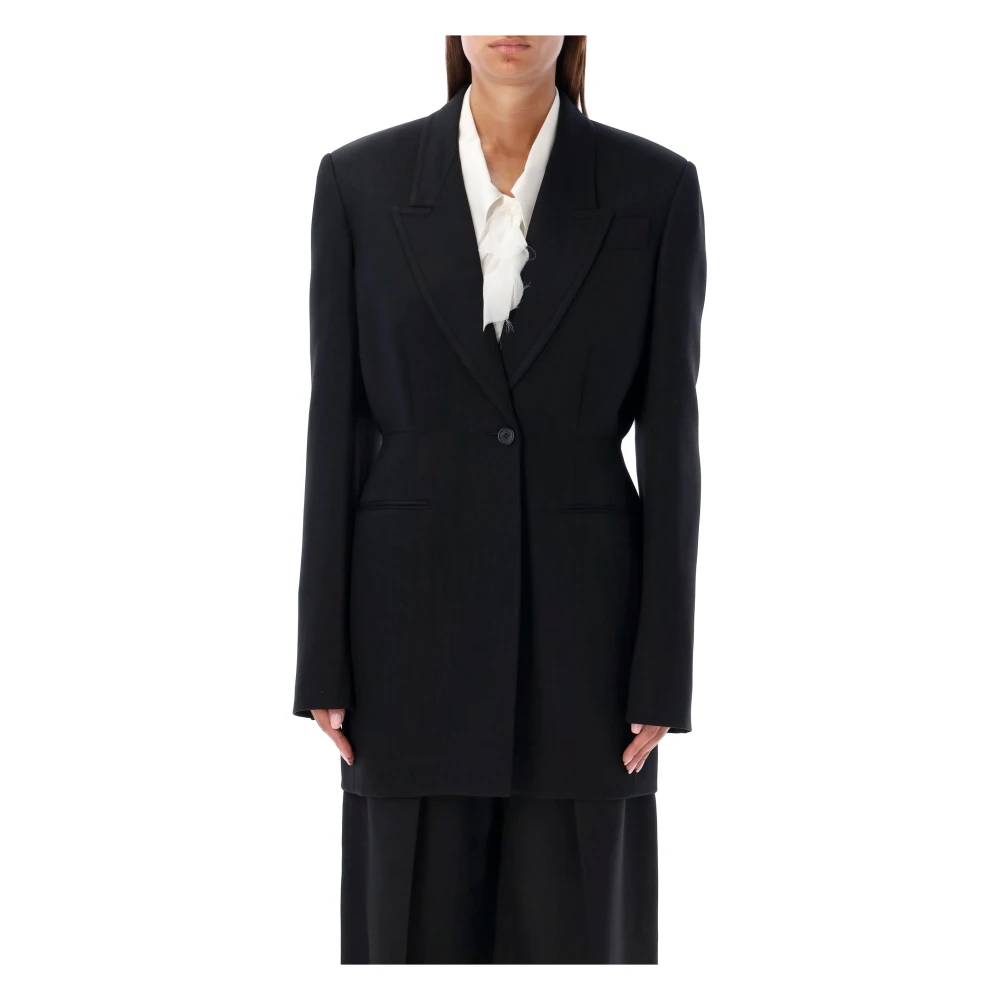 Khaite Stijlvolle Beckett Blazer Zwart Black Dames