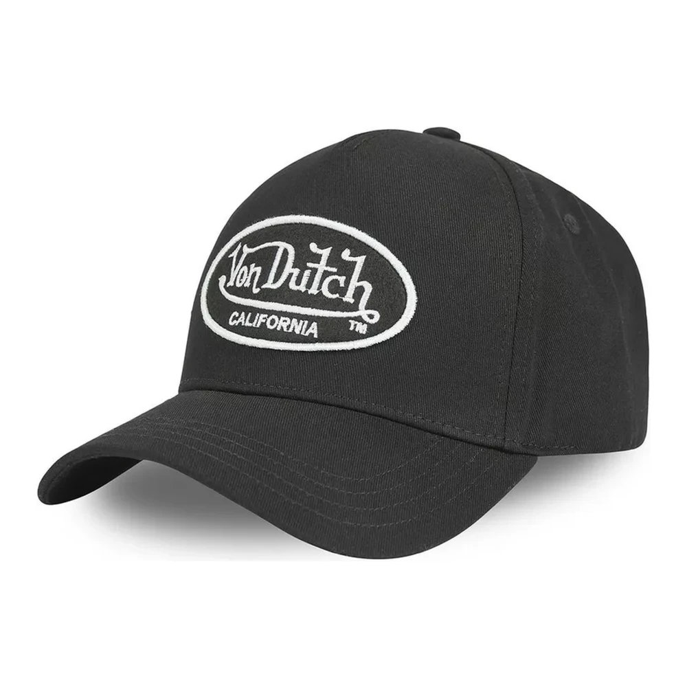 Von Dutch Klassieke Logo Zwarte Pet Black Heren