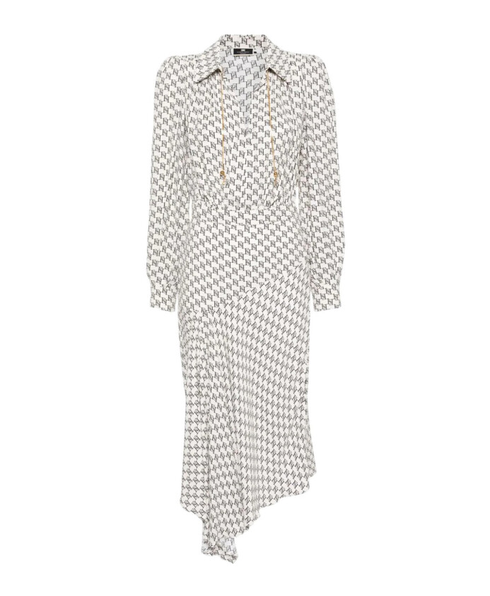 chemise-robe-asymetrique-en-georgette-avec-imprime-logo