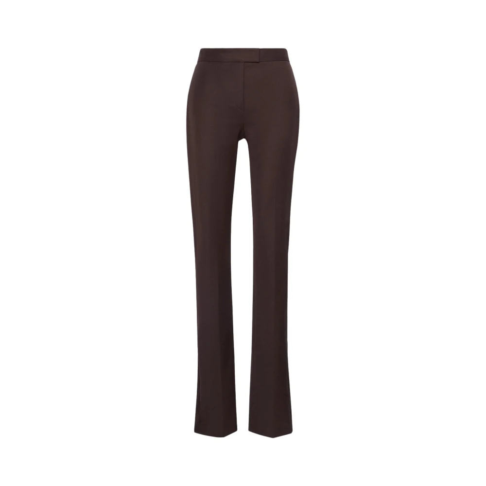 Sportmax , Slim-Fit Trousers, Female, Brown, 2XS, Trousers