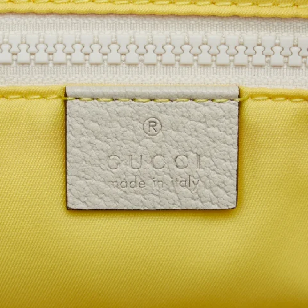 Gucci Vintage Pre-owned Canvas shoulder-bags Yellow Dames
