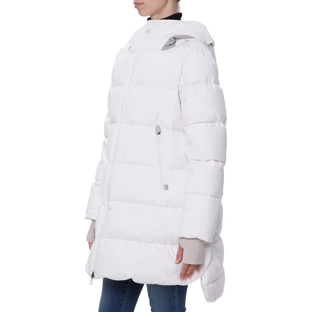 Herno Nylon donsjack met capuchon White Dames