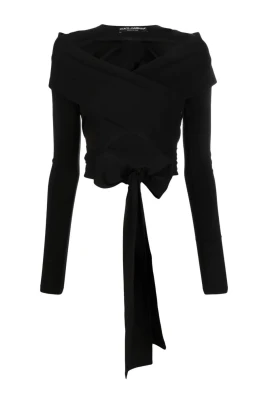 Cut-out Wrap Top
