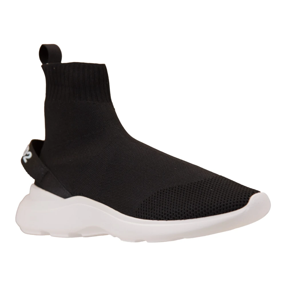 Dsquared2 Men's Black Sneakers, 9 Uk, Trainers