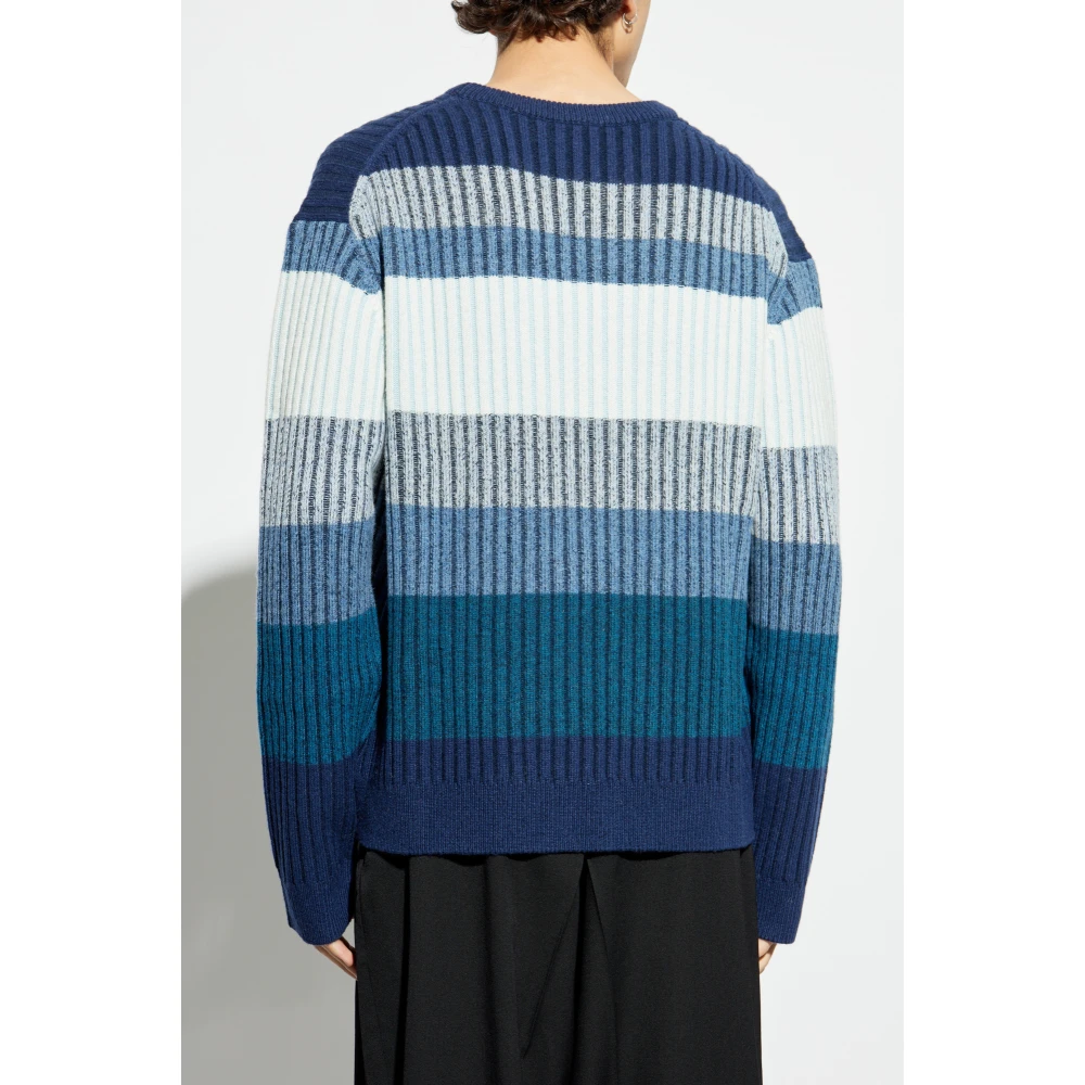 PS By Paul Smith Geribbelde trui Blue Heren