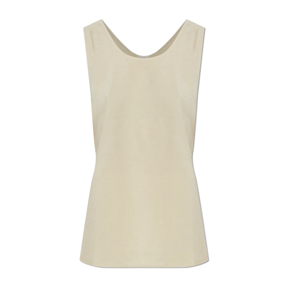 Hanro Donna Beige Top, Xs, New,