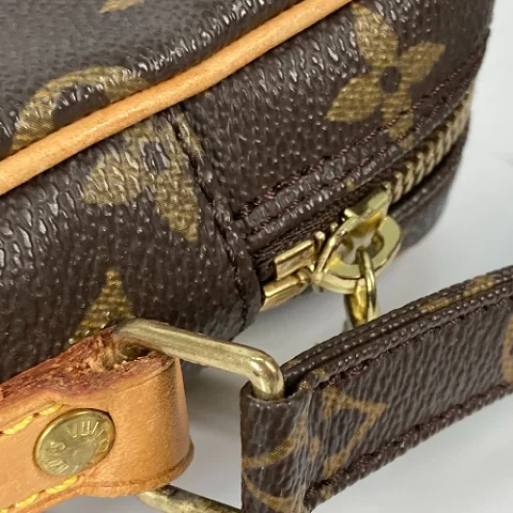 Louis Vuitton Vintage Pre-owned Cotton louis-vuitton-bags Brown Dames