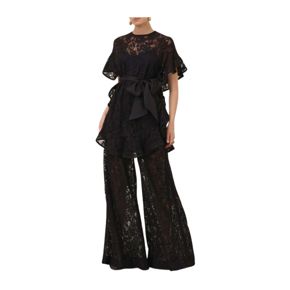 Zimmermann Kanten Tuniek Black Dames