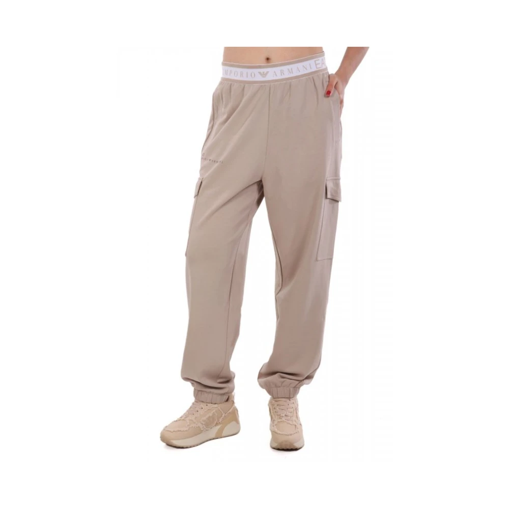 Emporio Armani Ea7 Vrouw Beige Trousers