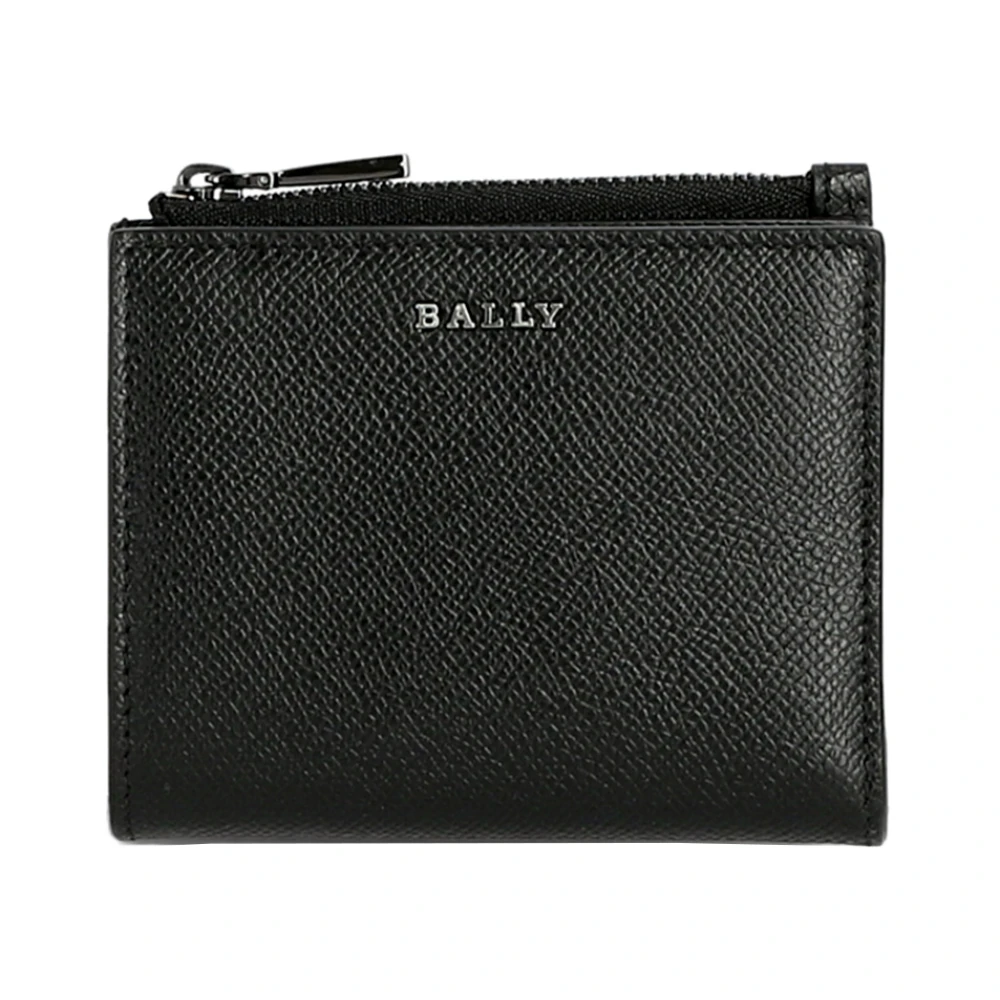 Bally Klassieke Leren Portemonnee Black Heren