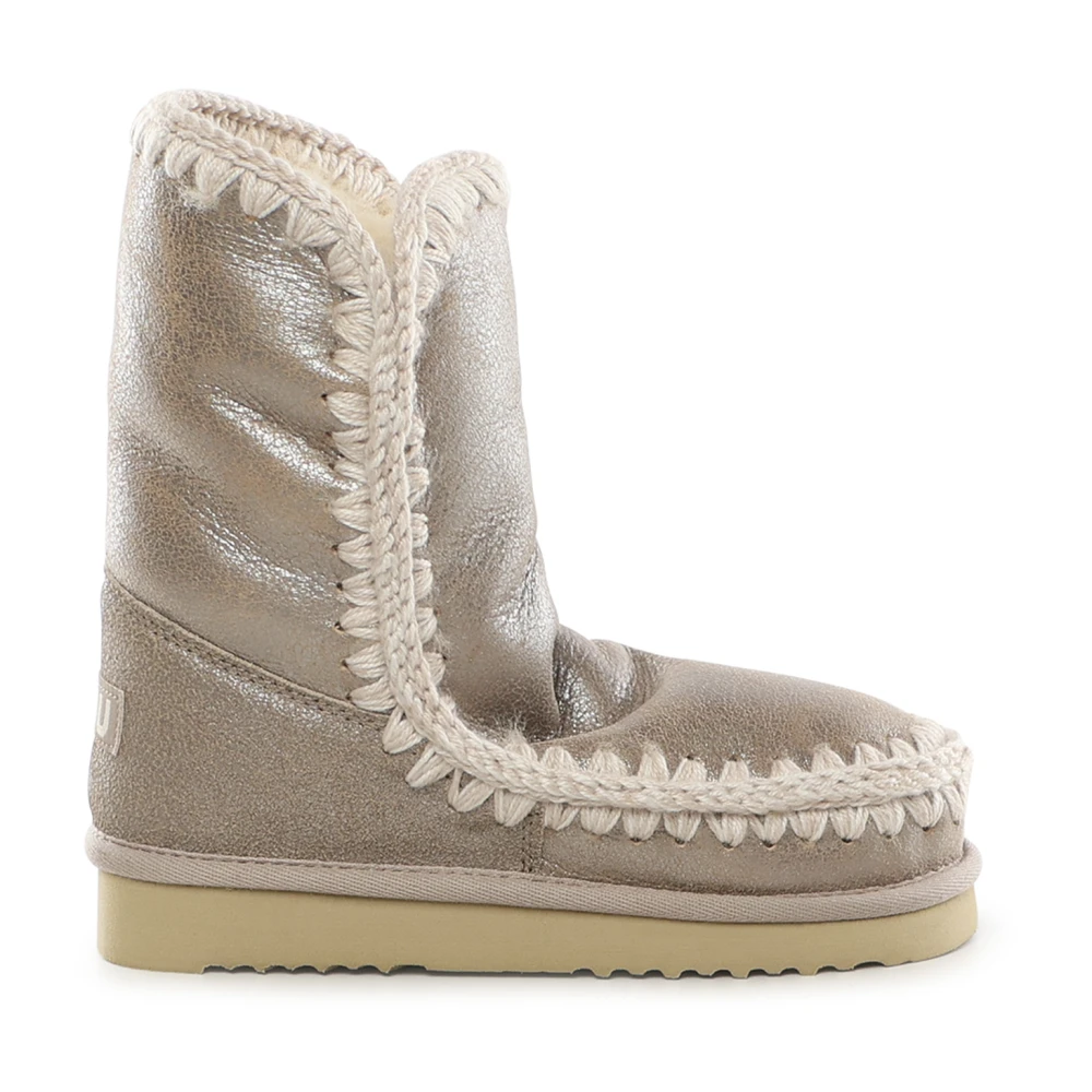 Mou Women's Gray Winter Boots, 5 Uk, Eskimo Boots 24