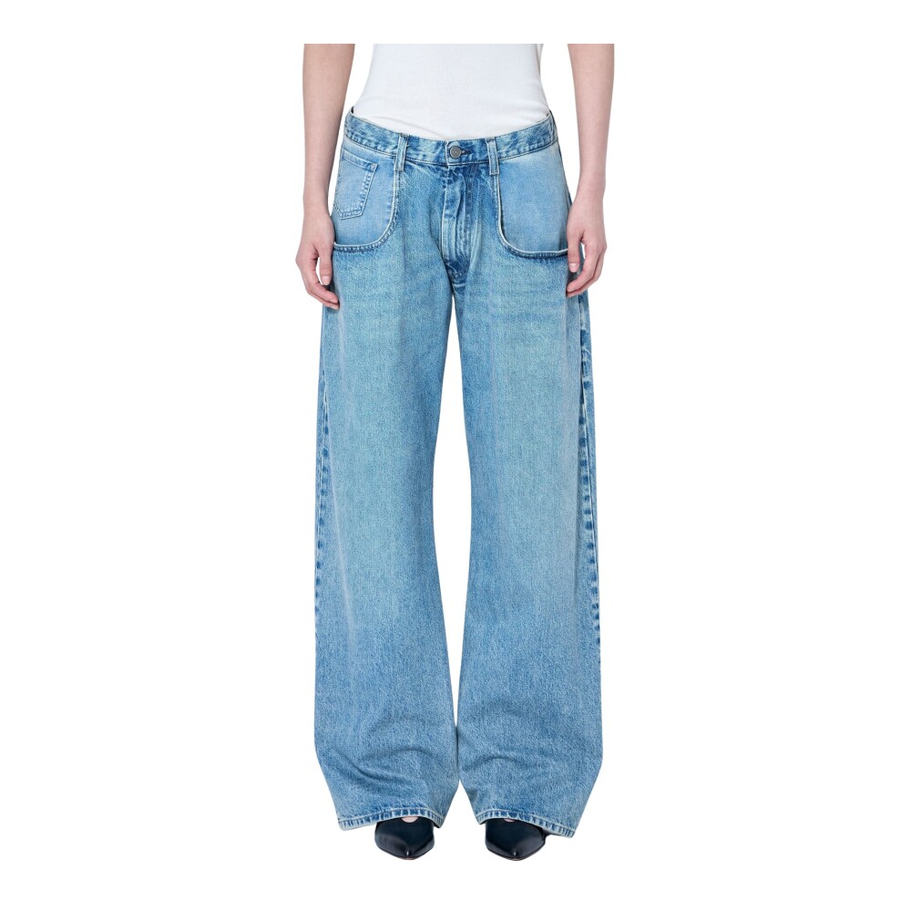 Maison Margiela Wide Leg Jeans • Shop Wide Leg Jeans from Maison