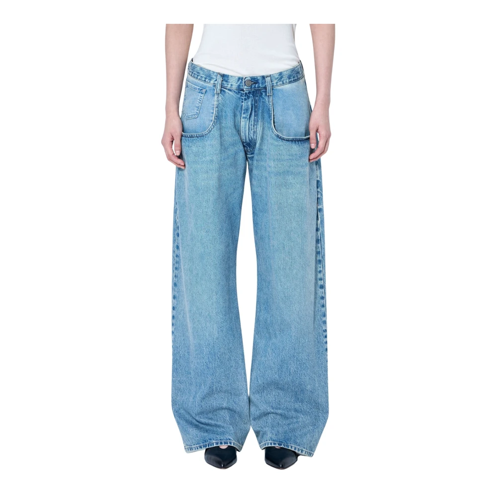 Maison Margiela Donna Blu - Jeans A Cinque Tasche - Jeans - W29