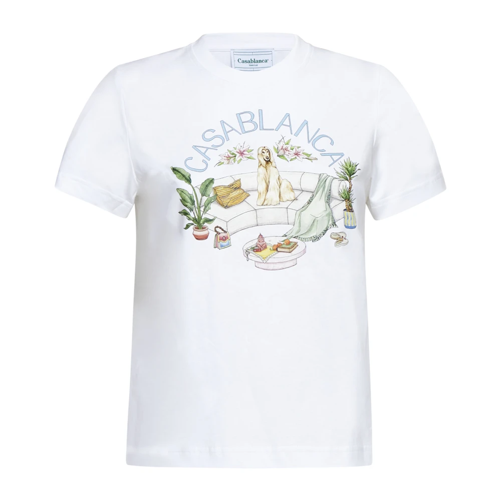 Casablanca Stijlvolle T-shirts en Polos White Dames