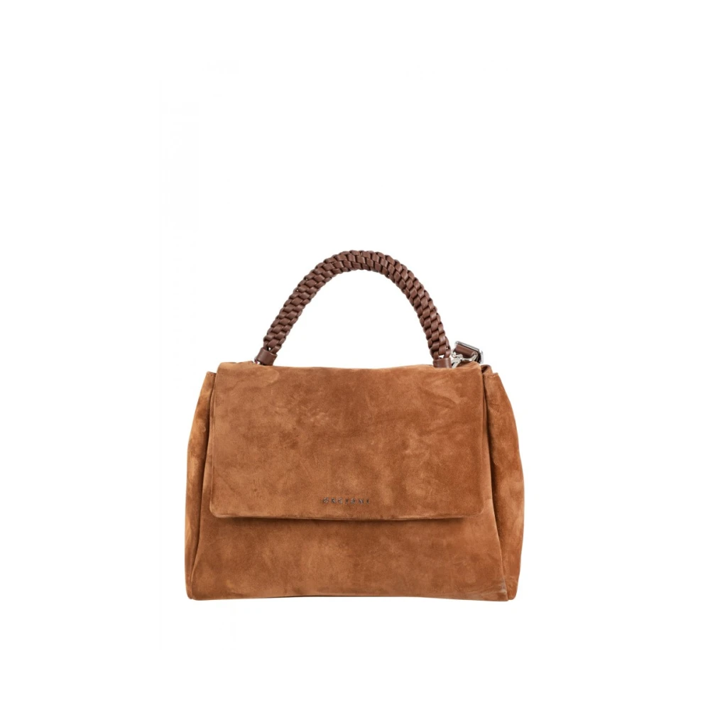 Orciani Women's Brown Stylish Leather Bag