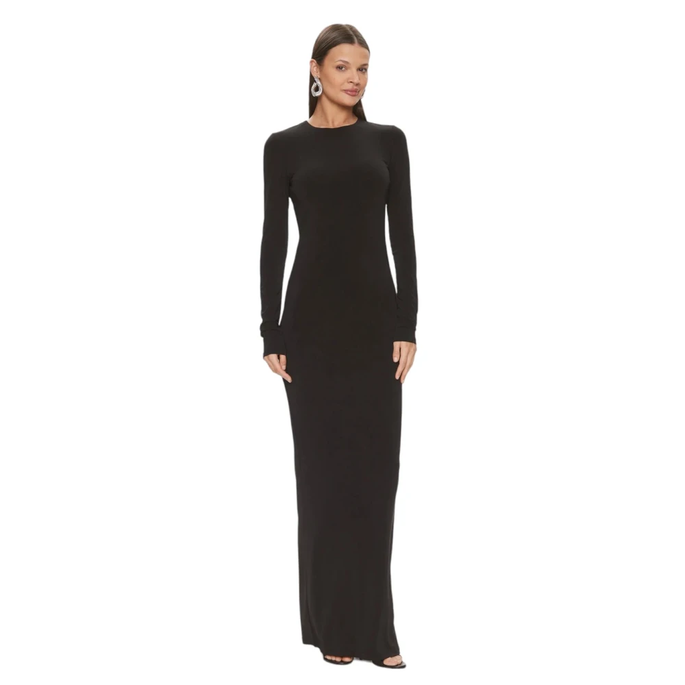 Patrizia Pepe Donna Nero - Abito Lungo - Dresses - L