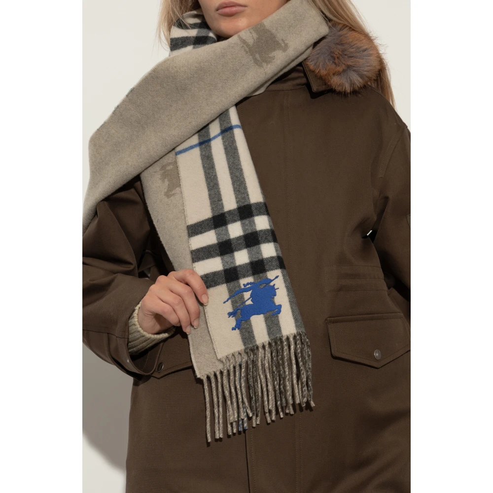 Burberry Kasjmier Sjaal Beige Unisex
