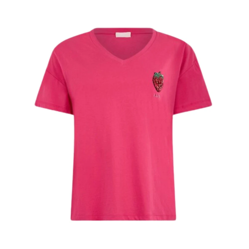 Liu Jo - Tops > T-Shirts - Pink - Liu Jo - Modalova