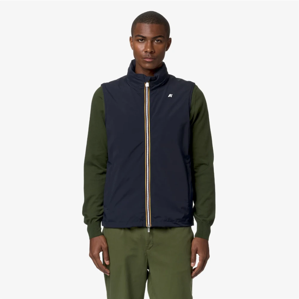 K-way Valen Stretch Nylon Vest Green Heren