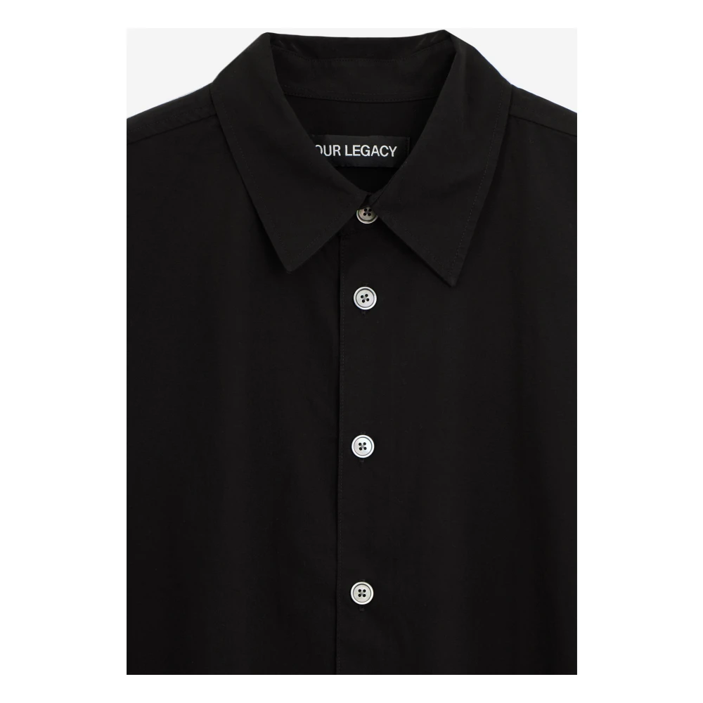 Our Legacy Stijlvolle Overhemden Collectie Black Heren