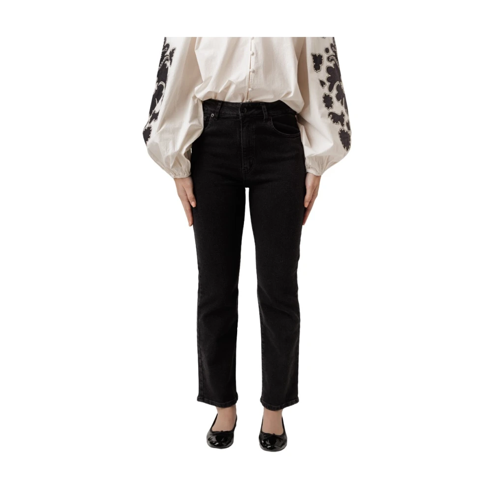 Lois Zwarte Nacht Skinny Jeans Black Dames