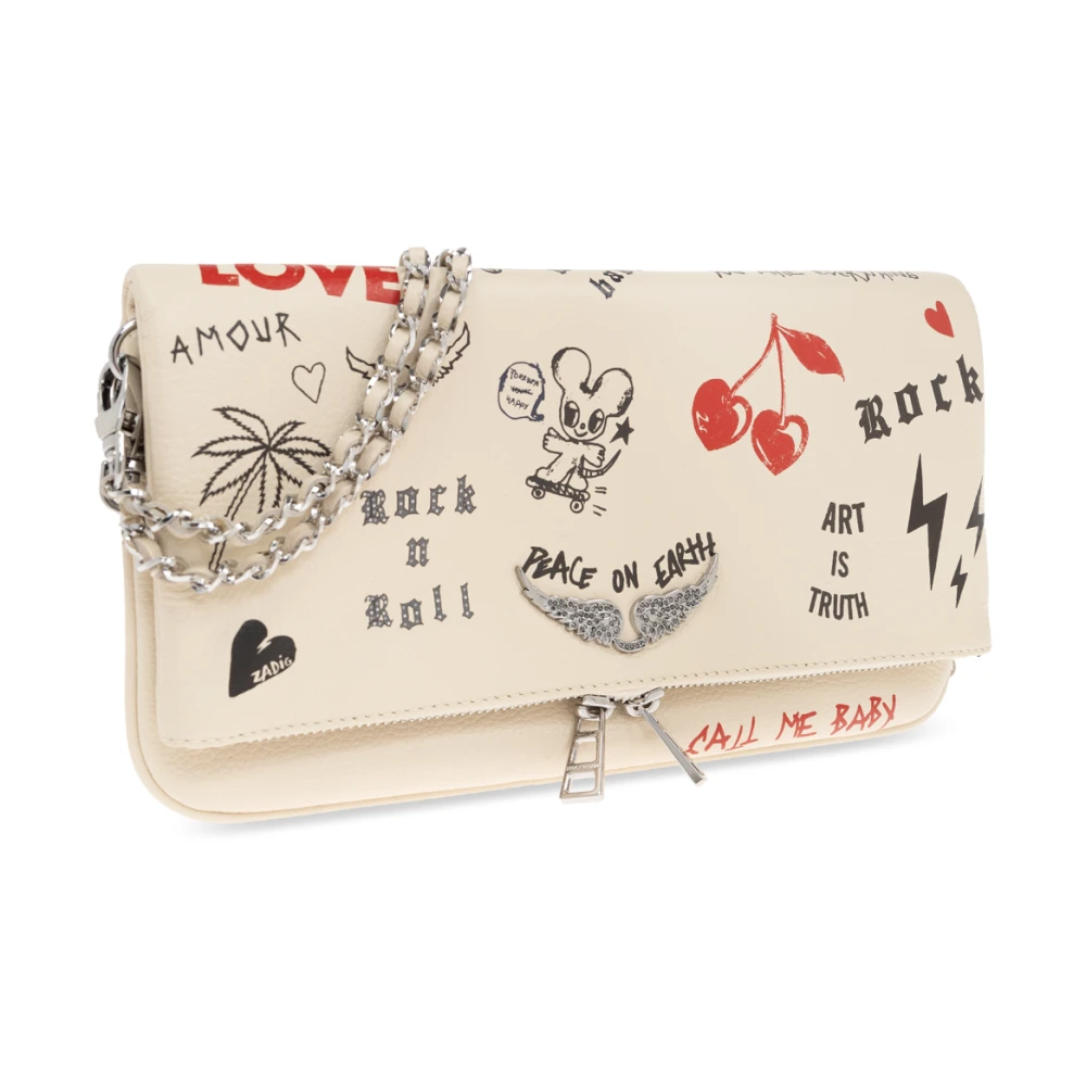 Zadig & Voltaire Schoudertas Rock Beige Dames