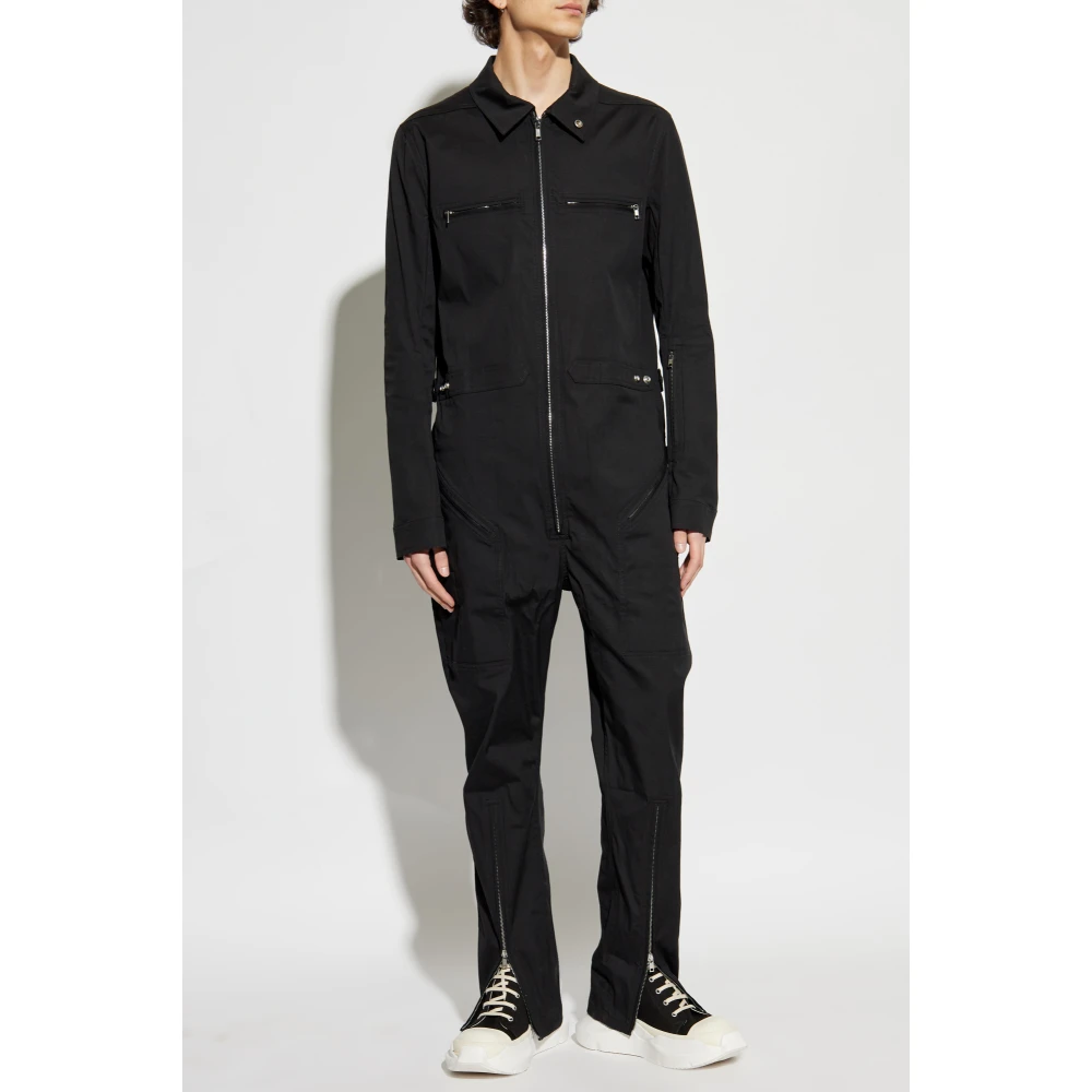 Rick Owens Jumpsuit Headon Black Heren