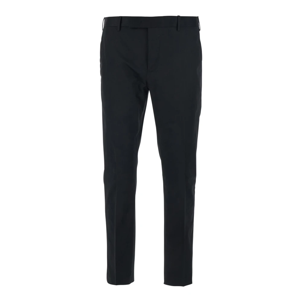 Pt Torino Uomo Nero - Dieci Cotton Pantaloni - Trousers - Xl