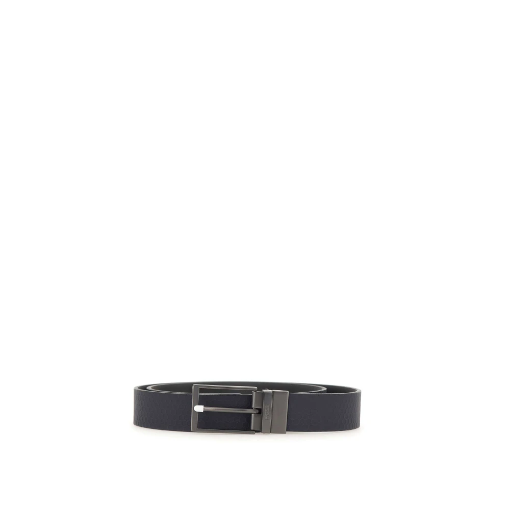 Hugo Boss Blauw Honingraat Golfbal Set Riem Blue Heren
