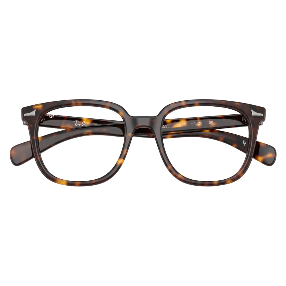 Ray - Ban Unisex Ray - Ban Rx5535 Brunel Ii 2012 Optical Frames Acetate Turtle Squared Normal - Image 2