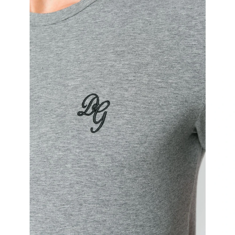 Dolce & Gabbana Siciliaanse Aristocratie Geïnspireerde Slim-Fit T-Shirt Gray Heren