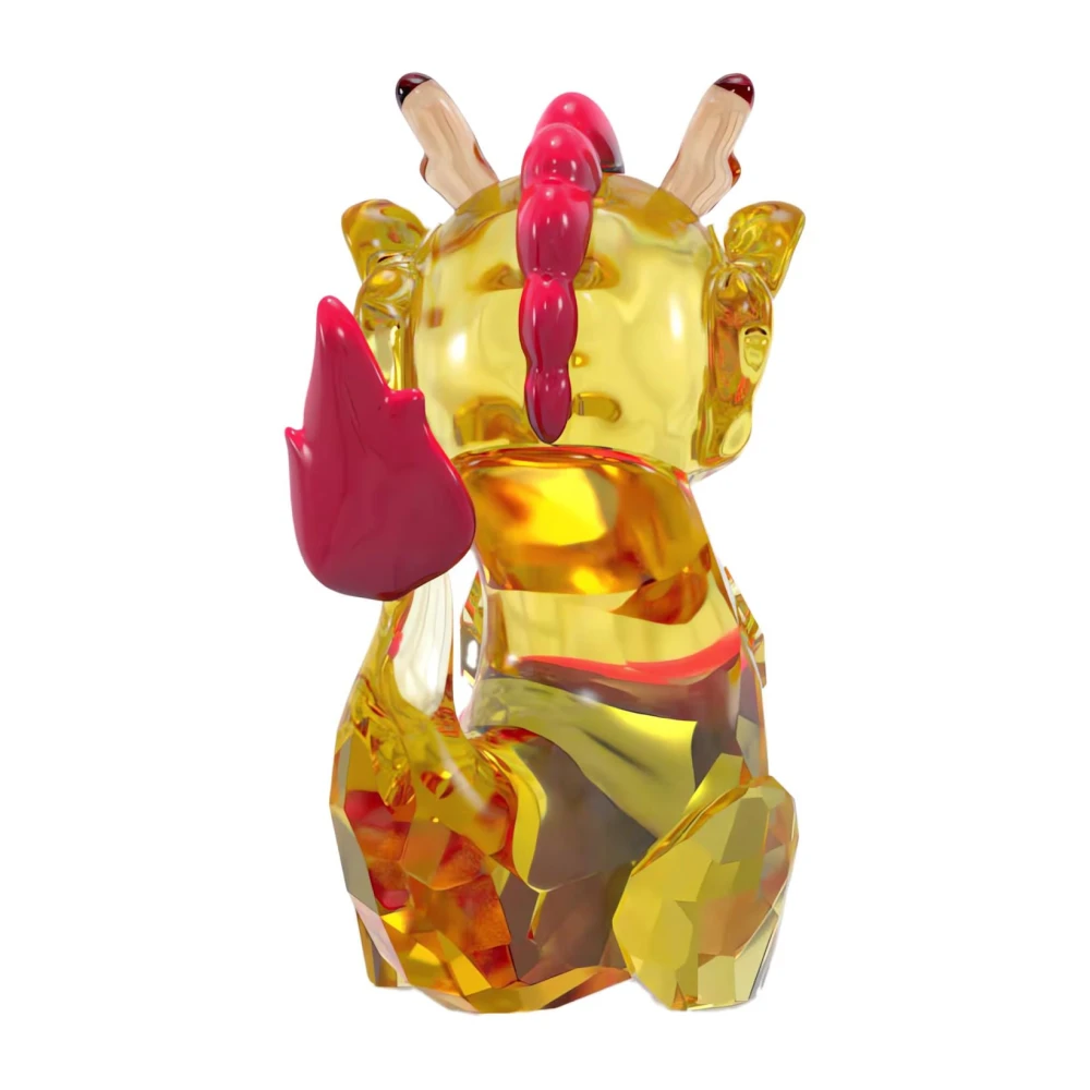 Swarovski Aziatische symbolen Draak figuur Unisex Multicolor 5658406 Yellow Unisex