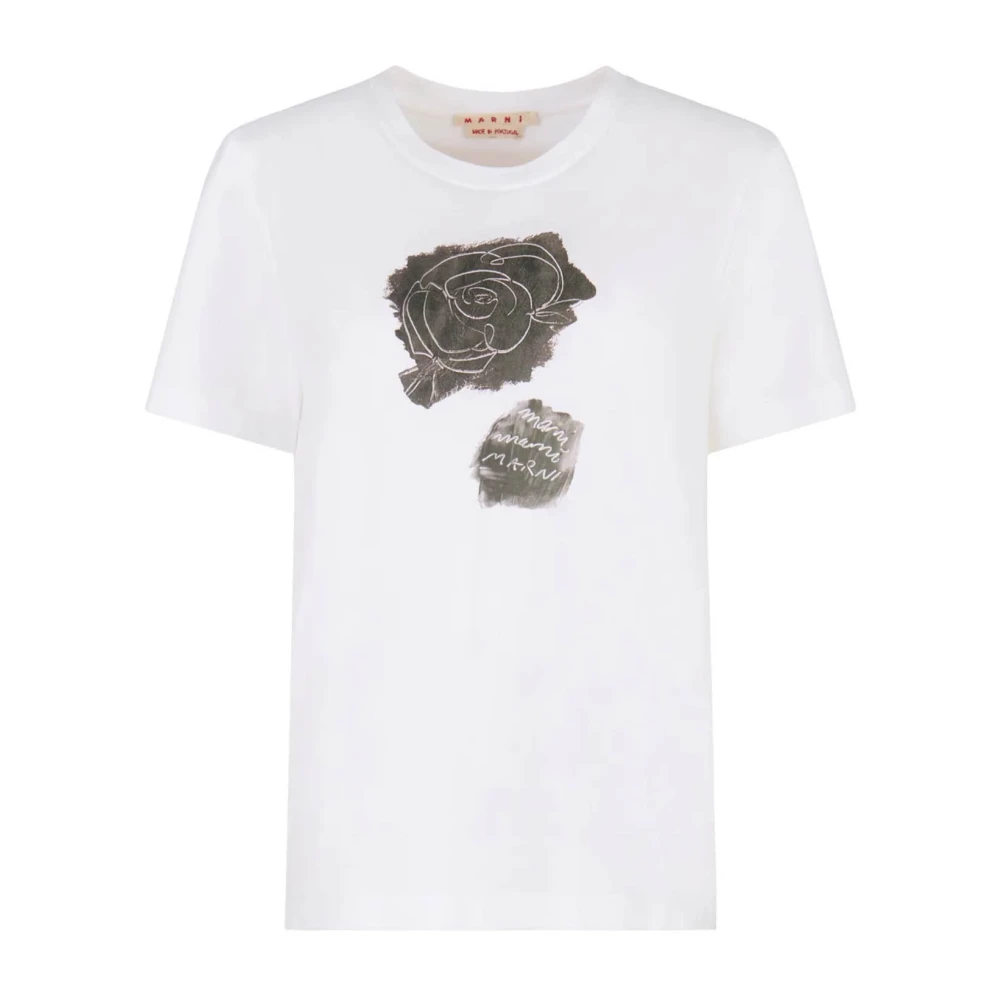 Marni - Tops > T-Shirts - White - Marni - Modalova