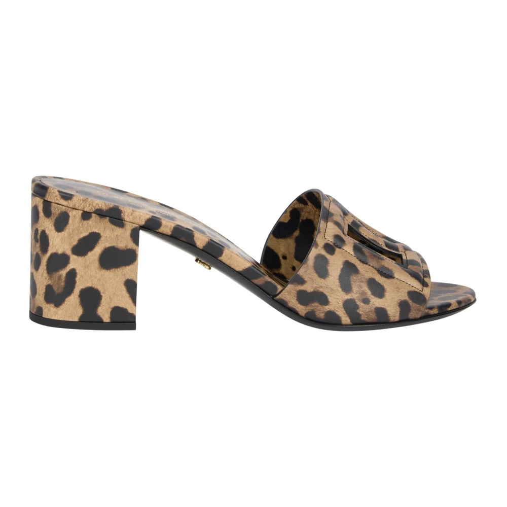 Dolce & Gabbana Wide-Heeled Sandal - Female - Heeled Mules - Multicolor - 5 1/2 Uk - Shoes