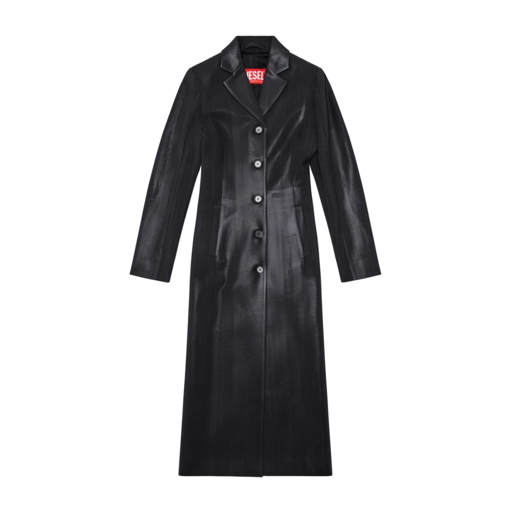 Diesel Stijlvolle Herenjas Black Dames